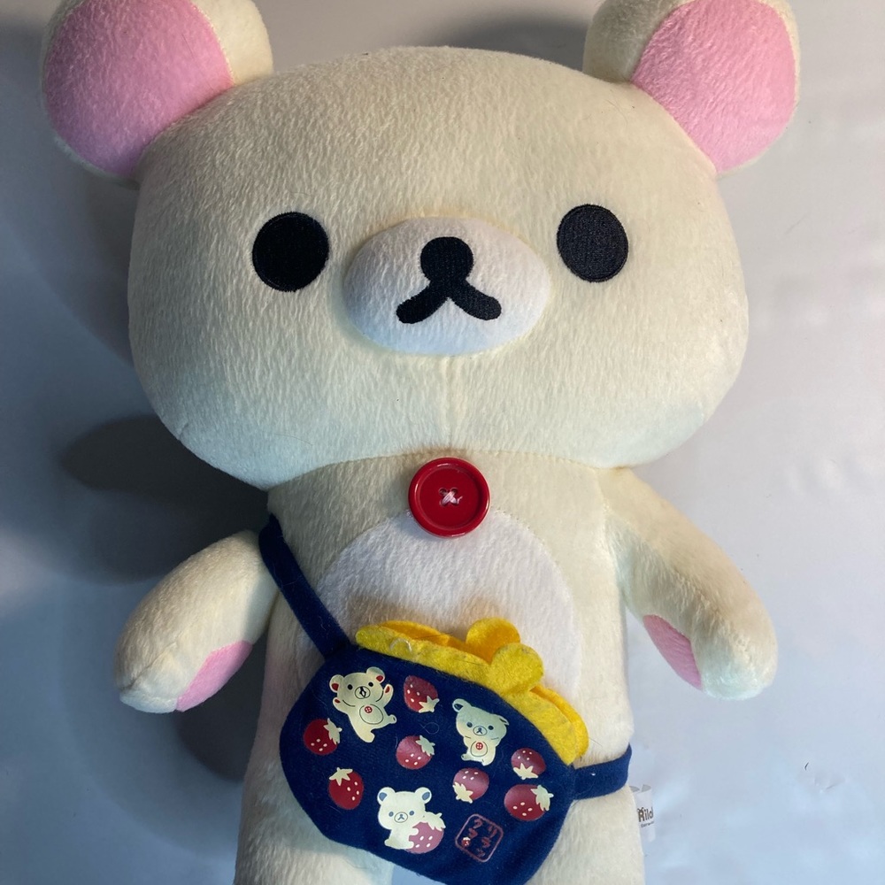 Rilakkuma  white 16” bear plush